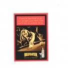 Beefeater Dry Gin Postcard Advertising Lady Playing Pool Live A Little