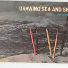 Drawing Sea And Sky by Victor Perard Pitman 17 Vintage 1957
