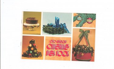 Ohio Edisons Christmas Idea Book Vintage Cookbook Plus