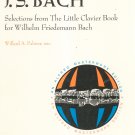 J S Bach Selections From Little Clavier Book Piano Willard Palmer Alfred Music