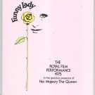 Funny Lady The Royal Film Performance 1975 Souvenir Program With Ticket Stubs