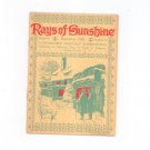 Vintage Rays Of Sunshine December 1931 A Humanized Monthly Cheeriodical Clyde Slininger Iowa