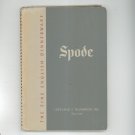 Spode The Fine English Dinnerware Catalog 1940