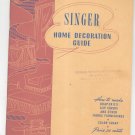 Vintage Singer Home Decoration Guide Draperies Slip Covers Plus 1943