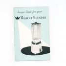 Vintage Iona Regent Blender Cookbook