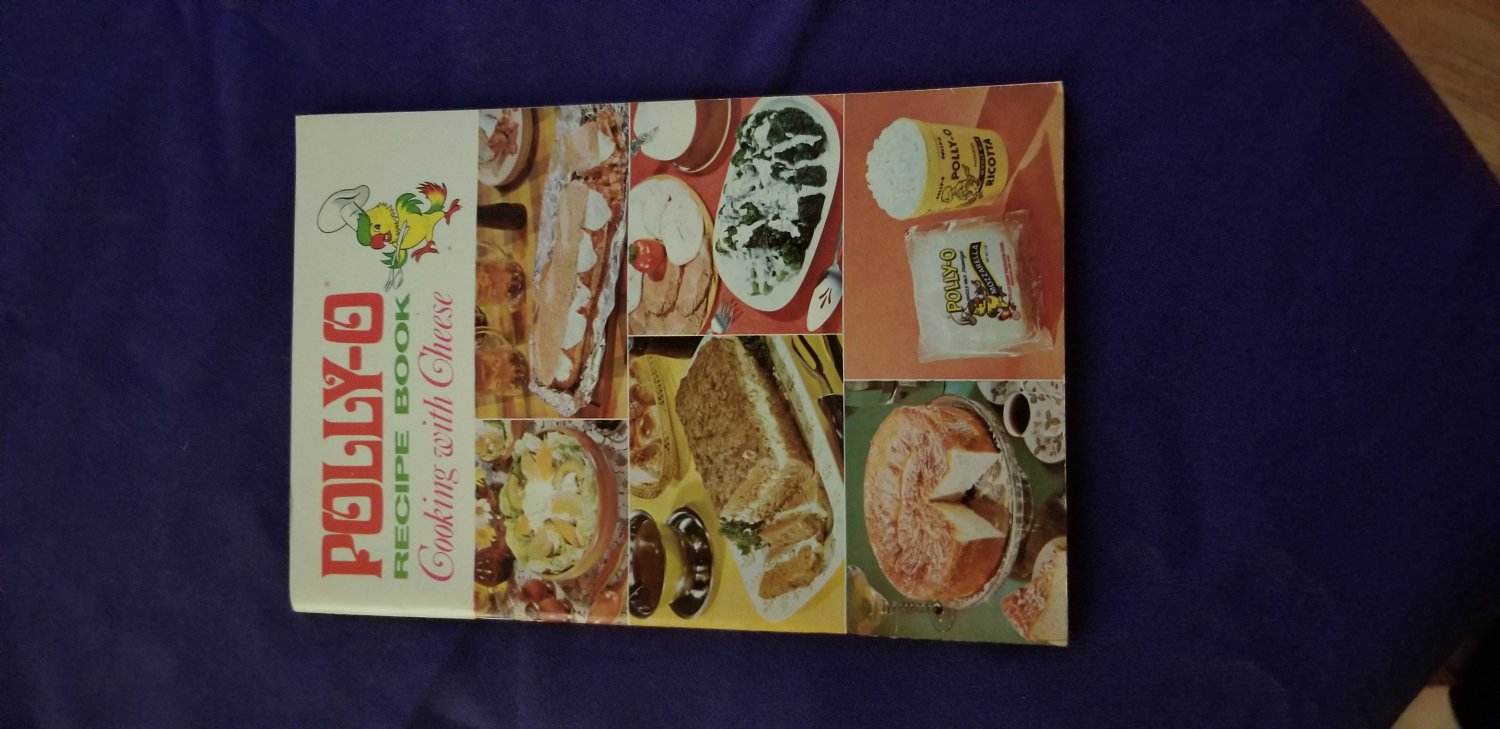 Polly-O Recipe Book Cooking With Cheese Cookbook PollyO Polly O Vintage