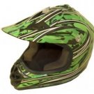 DOT ATV Dirt Bike MX Kids Motorbike Helmets Green Camo