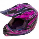 DOT ATV Dirt Bike MX Kids Motorbike Helmets PinkG