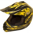DOT ATV Dirt Bike MX Kids Motorbike Helmets YellowG