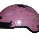 DOT Vented Pink Boneyard Ladies Half Helmet Motorcycle