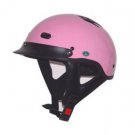 DOT Vented Pink Half Helmet Motorcycle BEANIE Helmets