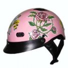 Pink Ladies Motorcycle DOT Motorbike Helmet