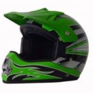 DOT ATV Dirt Bike MX Green Motocross Helmet