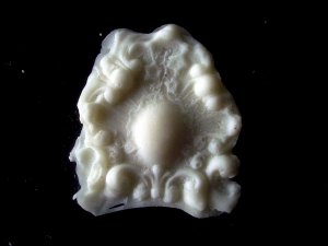 Filigree Clam Tag-  Silicone Mold