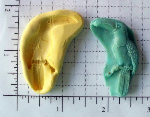 Toucan- Tropical Bird - Silicone Mold Soap Candy Plaster Resin Cake