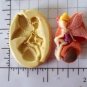 Fairy on Acorn - Soap Candy Cake Silicone Mold