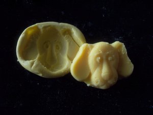 Dog D -Silicone Mold Soap Cake Candy Plaster resin