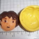 Boy Kid - Flexible Push  Silicone Mold- Cake Candy Cookies