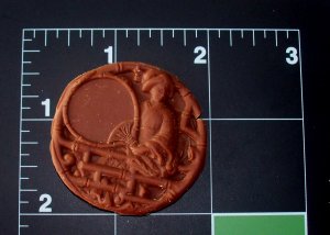 Geisha Woman Tag -   Silicone Mold
