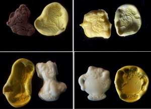 Beauty & Beast Set- Candt Cake Crafts Cookies  -Silicone Mold