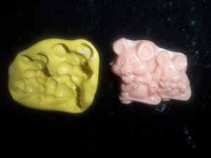 Mice Mouse -Cake Candy Cookies Crafts-  Silicone Mold