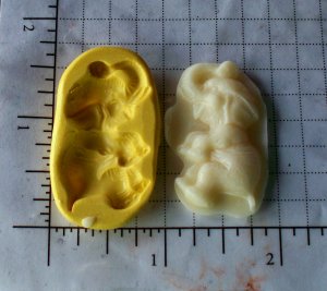Elephant -Cake Candy Cookies Crafts-  Silicone Mold