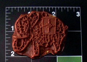Elephant Filigree -  Cake Candy Cookies Crafts-  Silicone Mold