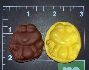 Frog Sitting -  Cake Candy Cookies Crafts-  Silicone Mold