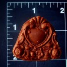 Crown Heart Tag - Silicone Mold Crown Heart Tag - Silicone Mold