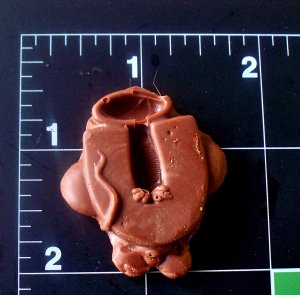 Letter Mouse U / n - Silicone  Mold Soap Candy Plaster Cake Resin
