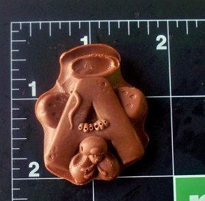 Letter Mouse A - Silicone  Mold Soap Candy Plaster Cake Resin