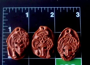 Mardi Gras Mask Set -  Silicone Mold