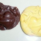 Heart w/ Flames-  Silicone Mold Cake Candy Crafts Clay