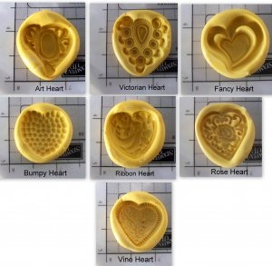 Heart Set -   Silicone Molds