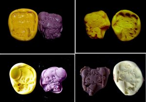 Asian girl Set- Cookies Candy Cake Crafts- Silicone Mold