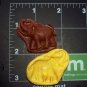 Elephant -Cake Candy Cookies Crafts- Flexible Push  Silicone Mold