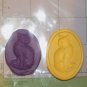 Cat -Cake Candy Cookies Crafts-  Flexible Push Silicone Mold