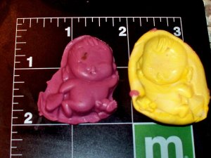 Baby - Cake Candy Cookies Crafts- Flexible Push Silicone Mold