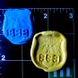 Badge Police Fire Rescue-   Silicone Mold-  Cake Candy Cookies Fondant Crafts