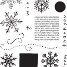 Let it Snow - Simply Chic Stamps by Provocraft