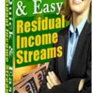 Quick & Easy Residual Income Streams Guide