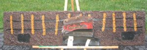 Original Mixed Media Railroad Tracks Abstract Art 3D Nyugen E. Smith