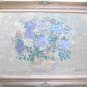 Original Floral Oil Painting Canvas Ornate Framed Sgined 48x33