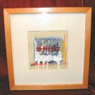 Framed Mixed Media Signed Print Abstract Tracks Nyugen E. Smith Framed Mixed Media Signed Print Abstract Tracks Nyugen E. Smith