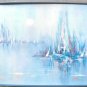 Vintage Abstract Art Print Poster Framed Antonio Frasconi