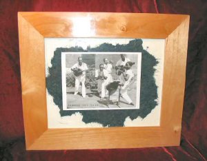 Original Framed Mixed Media Print B&W Photo Nyugen E. Smith