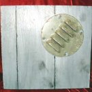 Original Oil Abstract Painting Sculpture on Wood Mixed Media siding Nyugen E. Smith