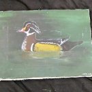 Original Oil painting Duck Swimming Signed Scott Holmack Original Oil painting Duck Swimming Signed Scott Holmack