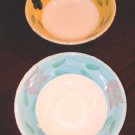 2 Vintage Ceramic Bowls Fruit Bowl Leaves Floral Italy 2 Vintage Ceramic Bowls Fruit Bowl Leaves Floral Italy