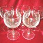 5 New Clear White Red  Wine Glasses Goblets